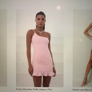 Lucy in the Sky Embry Ruffle Dress XS